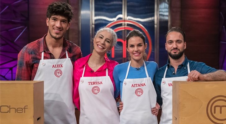 Aleix, Teresa, Aitana y Valentín, los finalistas de 'MasterChef 7'